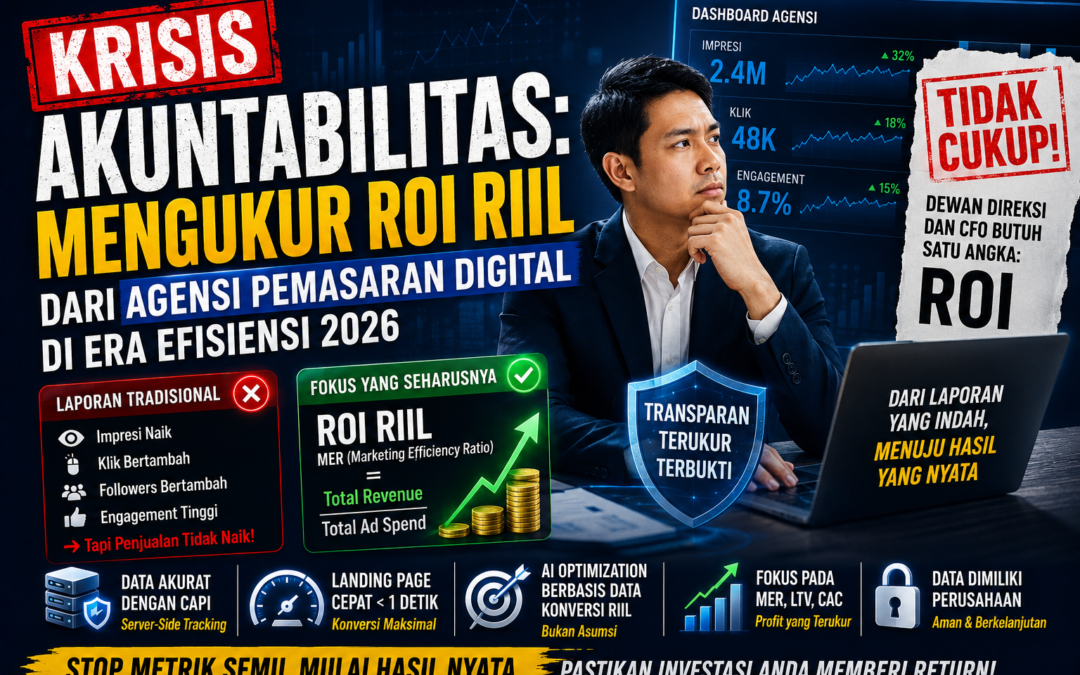 Krisis Akuntabilitas: Mengukur ROI Riil dari Agensi Pemasaran Digital di Era Efisiensi 2026