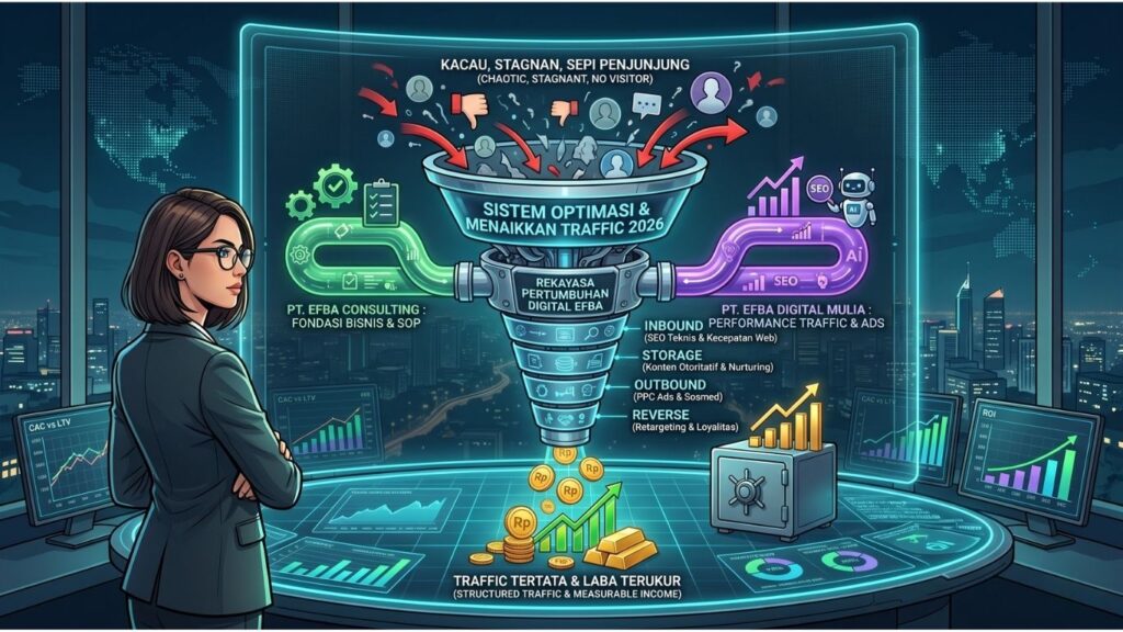 Cara Menaikkan Traffic Website di 2026: Strategi Leads Organik & Berbayar