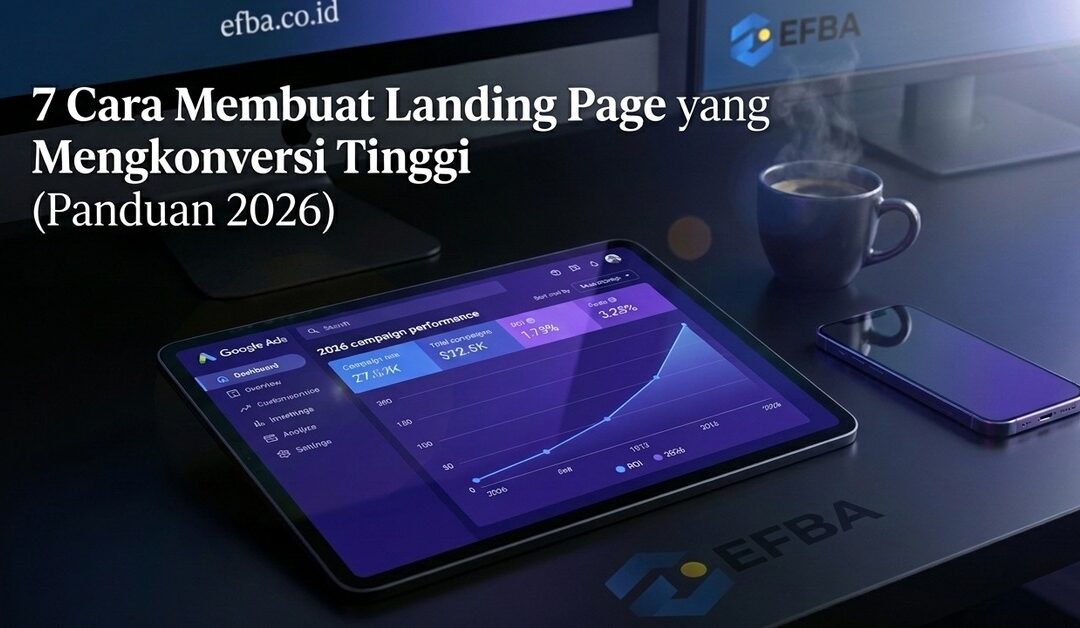 7 cara membuat landing page yang mengkonversi tinggi Terbukti Ampuh 2026