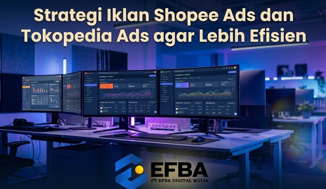 Strategi Iklan Shopee Ads dan Tokopedia Ads agar Lebih Efisien