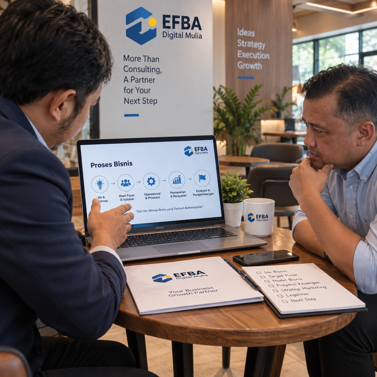 Apa Yang Dibahas Dalam Konsultasi Bisnis Untuk Usaha Yang Baru Akan Dimulai Efba 2 konsultasi bisnis pemula
