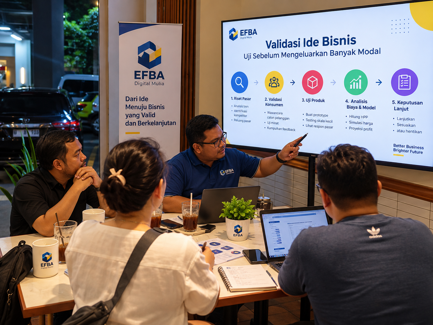 Cara Validasi Ide Bisnis Sebelum Mengeluarkan Banyak Modal Efba 3 validasi ide bisnis