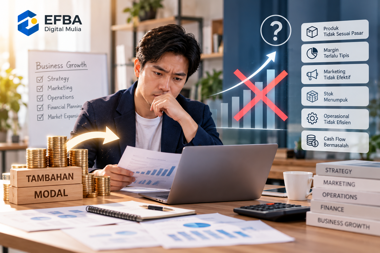 Mengapa Tambahan Modal Tidak Selalu Membuat Bisnis Berkembang Efba 1 tambahan modal bisnis