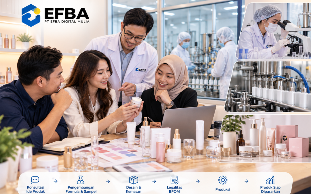 Pengalaman Client Mengembangkan Produk melalui Jasa Maklon EFBA
