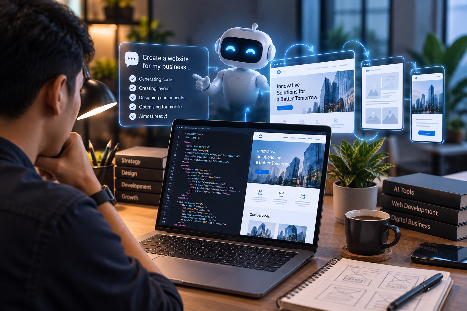 AI website development