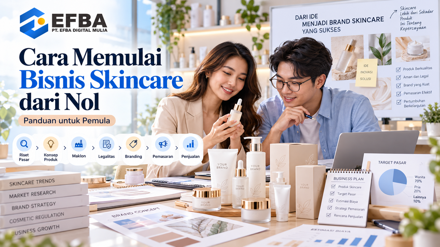 memulai bisnis skincare Cara Memulai Bisnis Skincare Dari Nol